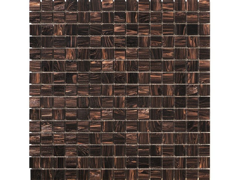Mosaico Vetro Nettuno 32,5X32,5 Marrone