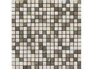 Mosaik aus Marmor Persia Melange New 30,5X30,5 Beige-Weiss