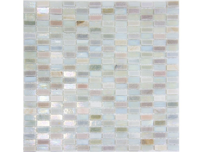 Mosaico Pietra Naturale Prince Pearl 31,8X32,2 Bianco