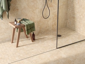 Tibur Avorio 30x30 Porcelain Mosaic Ivory Marble Effect