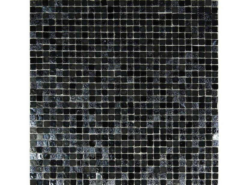 81 murrini mosaico di vetro di cristallo-Nero lucido 