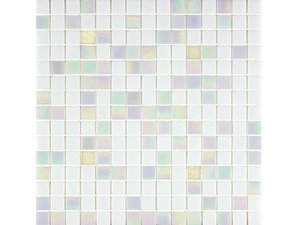 Mosaico Vetro Islanda 32,5X32,5 Bianco