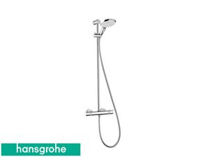 Colonne de douche Hansgrohe® Vernis Blend avec inverseur et pomme de douche  Ø200 rond chrome