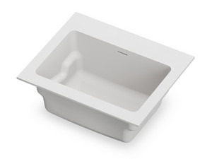 Okry Washbasin 60x50 cm Matt White