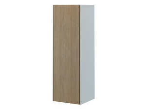 Meuble haut salle de bains Olas chêne tabac 80x27 cm