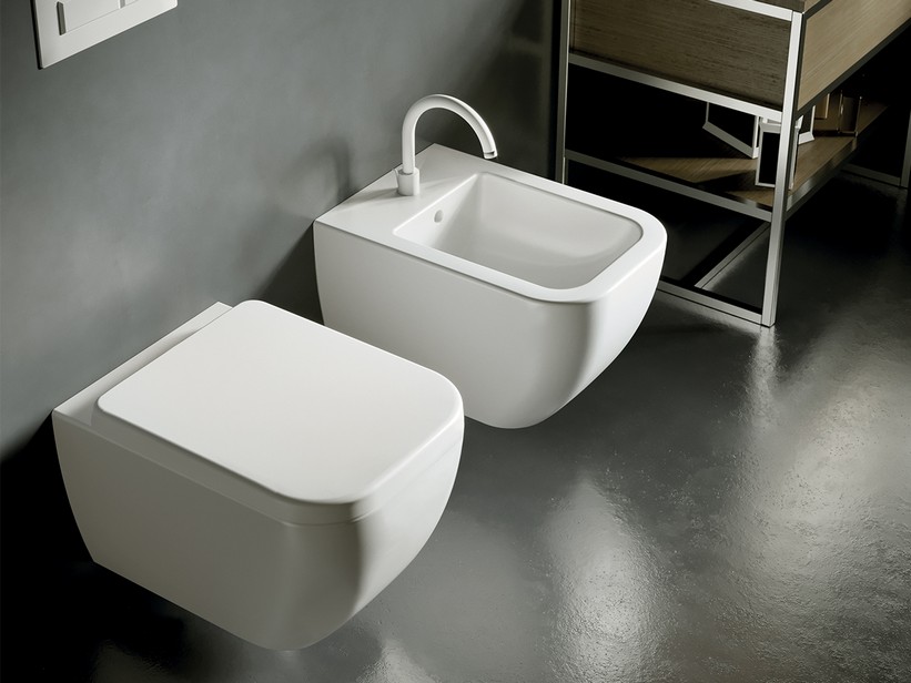 Sanitaires suspendus Ondo Rimless blanc brillant