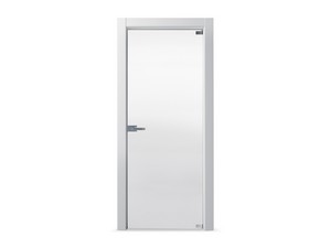 Hinged Door Open Glass with Clear Glass 60Xh210 cm White Right Opening