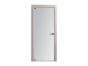 Hinged Door Open Glass with Satin Glass 60Xh210 cm Cipria Left Opening