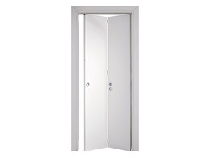 Folding Door Open 60Xh210 cm White Right Opening