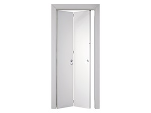 Folding Door Open 60Xh210 cm White Left Opening