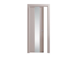 Open-V Sliding Door 60Xh210 cm Powder For Plaster Counter Frame Left Opening