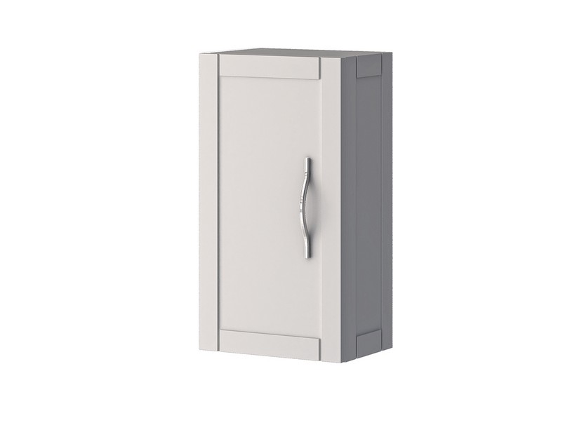 Badezimmer-Hängemöbel CLASSIC 1-türig 55x30 cm Weiß Matt