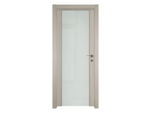 Performance Hinged Door with Glass Panel 70Xh210 cm Cotton