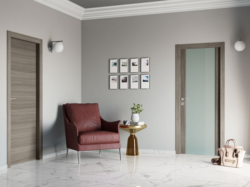 Performance Hinged Doors With Glass Panel Silk