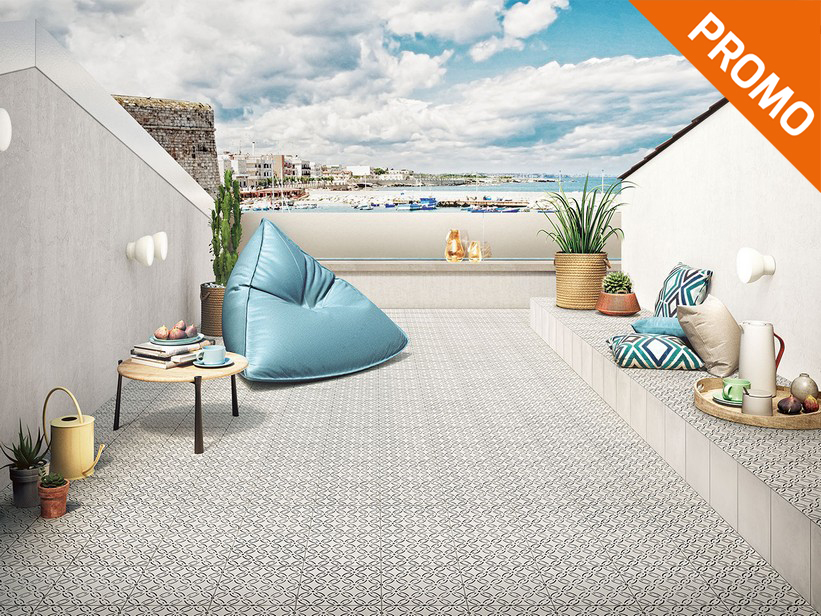 Carrelage grès cérame effet faïence - Lava