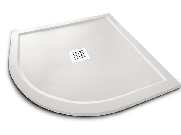 Receveur de douche semi-circulaire