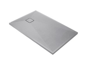 Duschwanne Correo 120x70 cm Harz-Granite Hellgrau