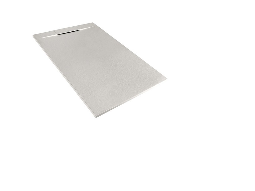 Piatto doccia rettangolare Dakota grigio 80x120 h2,6 cm