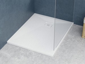 Tao Shower Tray 80x100 H3 cm Resin White