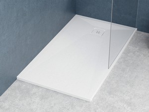 Tao Shower Tray 80x140 H3 cm Resin White