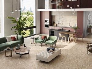 Carrelage Pietra d'Iseo Beige 60x120 grès cérame effet pierre Ceppo di Grè beige