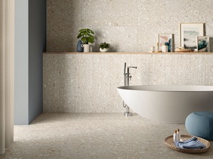 Carrelage Pietra d'Iseo Bianco 60x120 grès cérame effet pierre Ceppo di Grè blanc