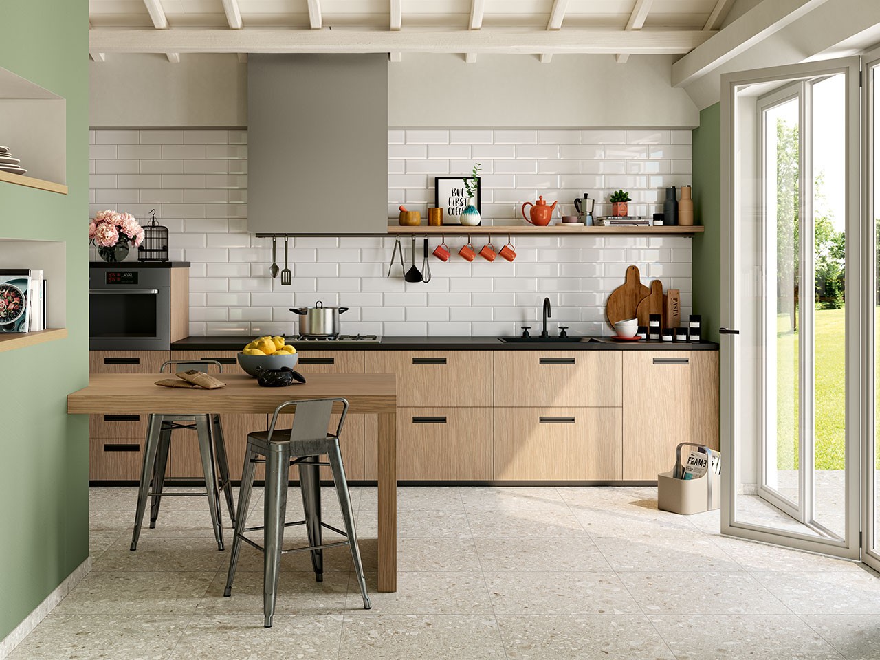 Piastrella Pietra d’Iseo Bianco 60x60 Effetto Ceppo di Grè - Iperceramica