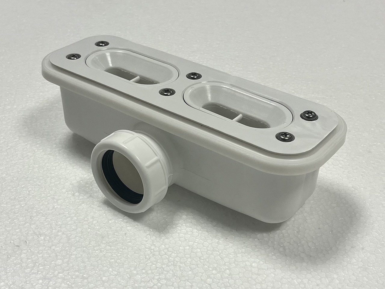 Bonde rectangulaire pour receveur de douche Matic/Dot - Iperceramica