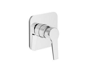 Blende für Einhebelarmatur Dusche Einbau CLYDE Chrom