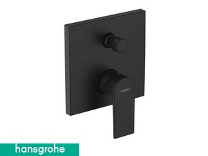 Blende für Einbau-Duscharmatur iBox Hansgrohe® Vernis Shape mit Umschaltventil Schwarz matt