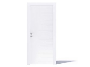 Millerighe Hinged Door 60Xh210X10 cm Lacquered White