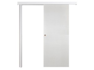 Space Sliding Door External Wall 70Xh210 cm White Wood Effect