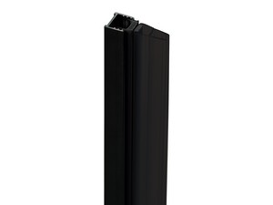 Prizma Profile for Recessed Door Matt Black