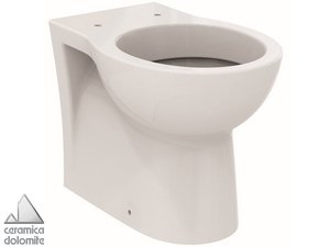 Wc Filo Parete Dolomite.Wc A Terra Ideal Standard Quarzo Filomuro Scarico Traslato Bianco Lucido Iperceramica