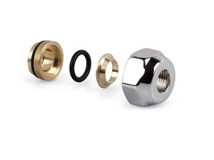 Anschluss Eurocono für Kupferrohr 3/4x12 Chrom