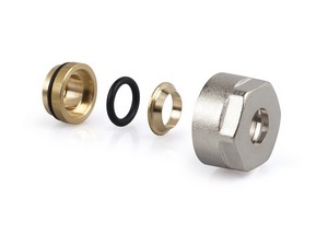 Anschluss Eurocono für Kupferrohr 3/4x12 Nickel