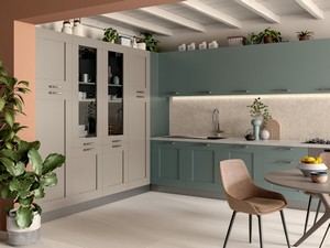 Küchen-Wandfliese aus Feinsteinzeug Steinoptik rektifiziert - Rockstone