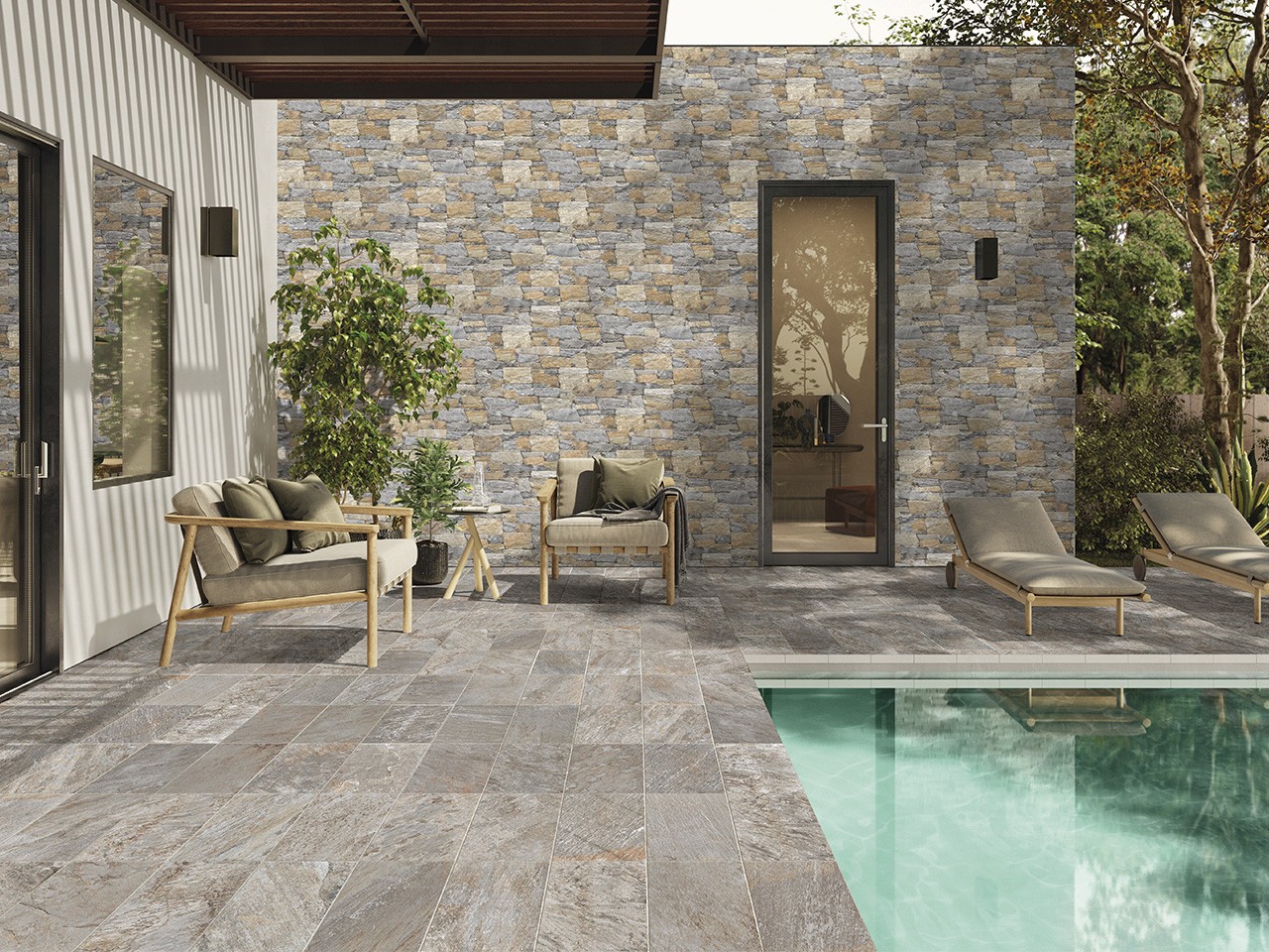 Foglio Pietra Per Laghetto Foglio Di Pietra Wacredo Per Ruscelli E Laghetti Larghezza P 437851 - Foto 9