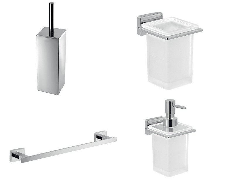 Accessoires salle de bains série Rose