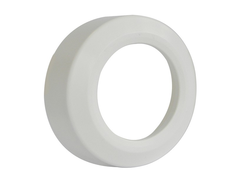 Abdeckrosette für WC-Rohr Ø100 mm Weiß