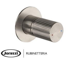 Miscelatore per Doccia Incasso Jacuzzi® Giulia in Acciaio Inox Finitura Inox Spazzolato