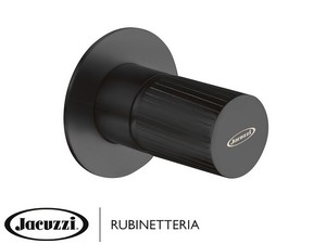 Deviatore per Doccia a 2 Vie Jacuzzi® Giulia in Acciaio Inox Finitura Nero Opaco