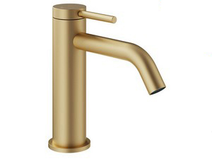 Einhebel-Armaturen Serie Stelo, satiniertes Gold