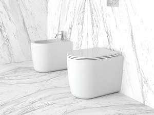 Sanitaires sans réservoir à poser Aptos Vortex blanc brillant