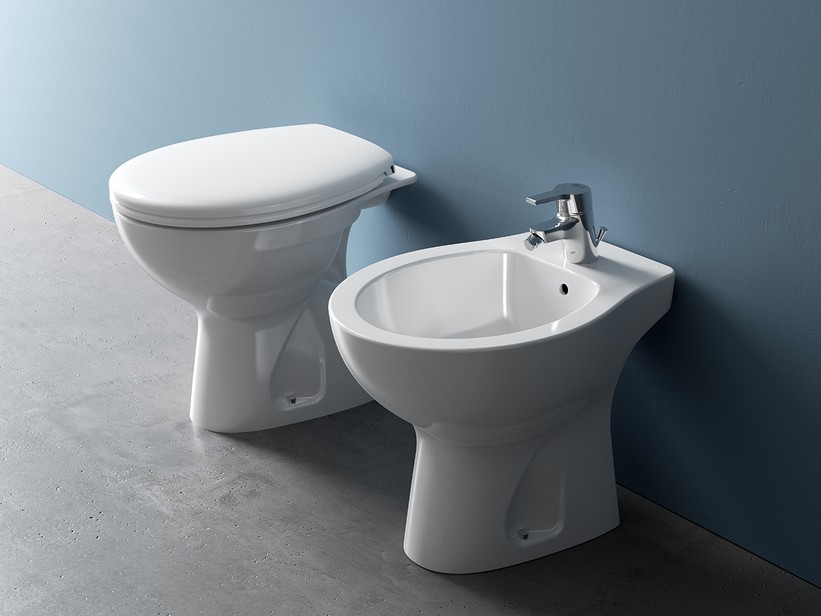 WC à poser sans réservoir non adossé au mur Ideal Standard Quarzo-Eurovit