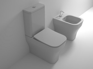 WC monobloc Ether rimless