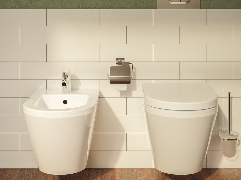 Integra Round Wall-Hung Rimless Sanitary Ware