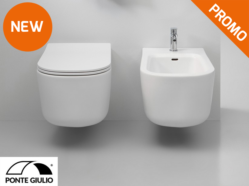 Omnia Rimless Wall-Hung Sanitary Ware for Disabled and Senior People