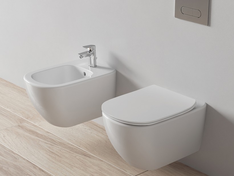 Hänge-Badkeramik Ideal Standard Tesi Aquablade Seidenweiß matt