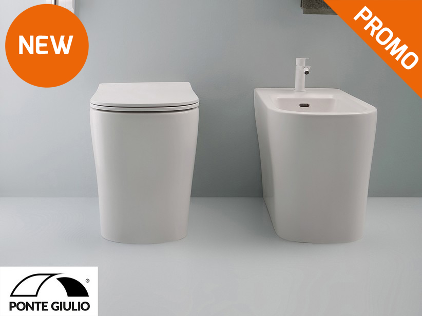 Omnia Rimless Floor-Mounted Sanitary Ware for Disabled and Senior People